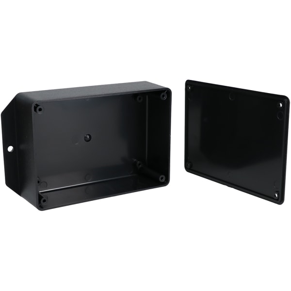 Bud Industries - CU-389-MB - UtiliBox Flanged Enclosure, ABS, 5.07 x 3. ...