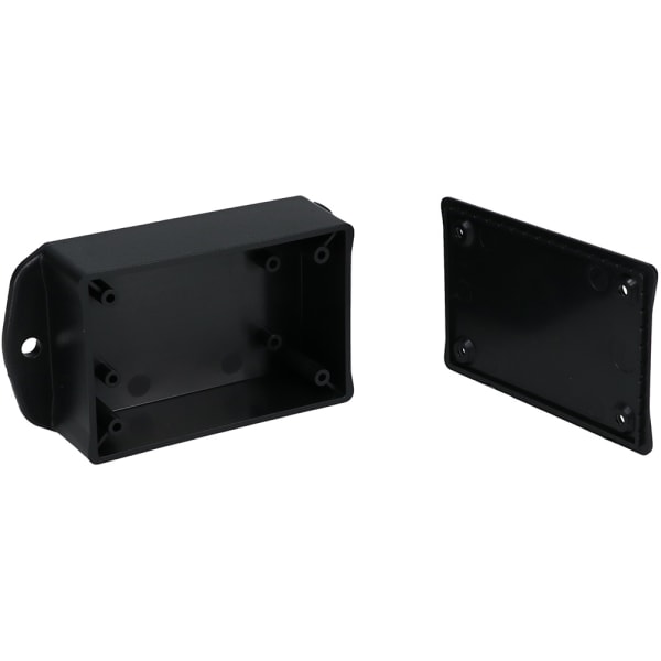 Bud Industries - CU-1931-MB - Flanged Enclosure, Panel Mount, Black, 3. ...