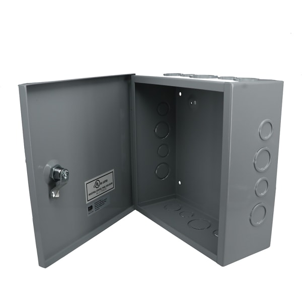 Bud Industries - JBH-4960-KO - Junction Box,Wallmount,Steel,Gray ...