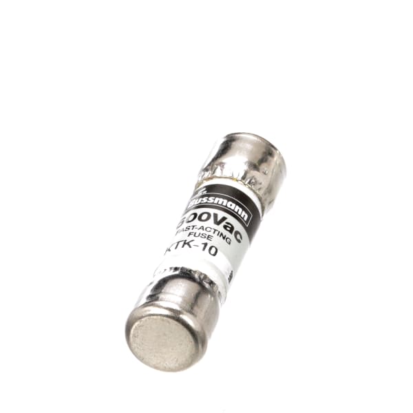 Fast Acting Fuse, Supplemental, 600VAC, 10A, KTK Series
