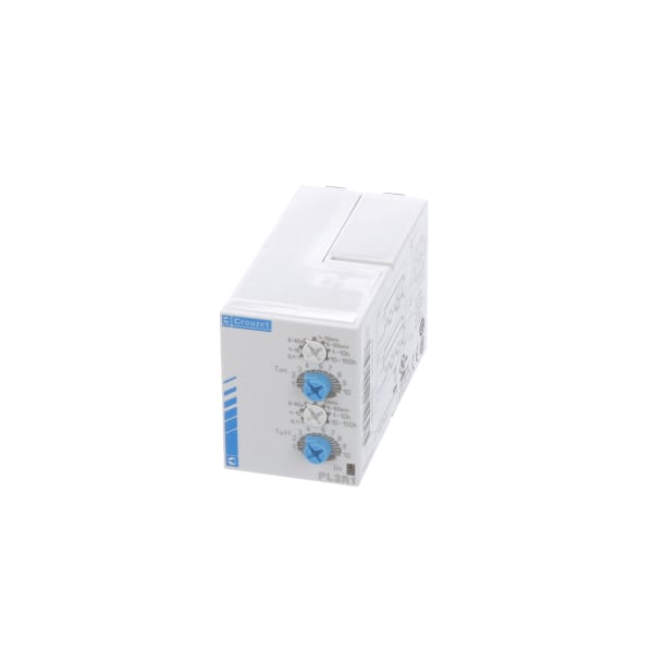 Timer, Repeat Cycle, 8 A AC, 8 A DC (Max.) (Breaking), 24 VDC/24 VAC to 240 VAC
