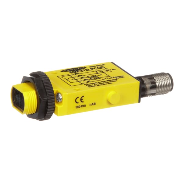 Banner Engineering SME312LPCQD Photoelectric Sensor, Polarized Retro, 1m, 1030VDC, NPN/PNP