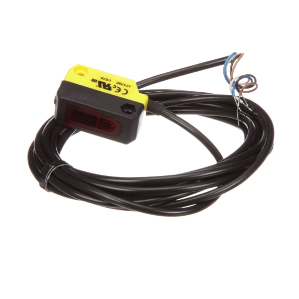Photoelectric Sensor, Adjustable Field, 150mm, 10-30VDC, NPN, Cable, QS18