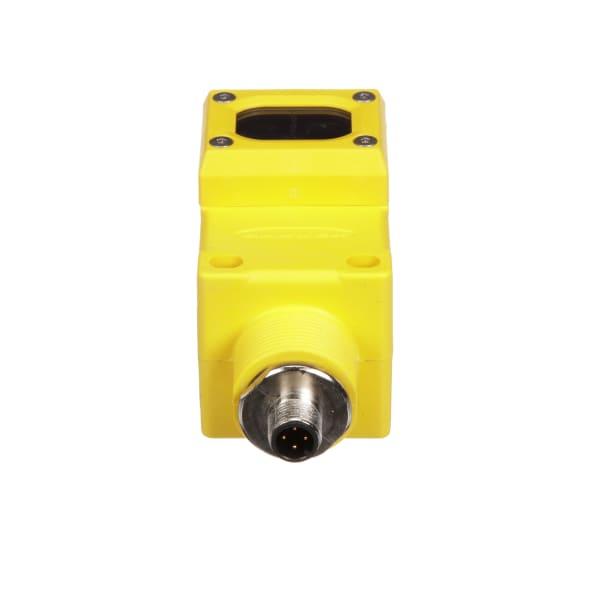 Banner SM31RQD Mini Beam Photoelectric Sensor, Opposed Mode Receiver, 4-Pin Euro-Style QD Connector, Infrared LED, 10-30 VDC Supply Voltage, Bipolar ( NPN And PNP) Output, 3 M Sensing Range