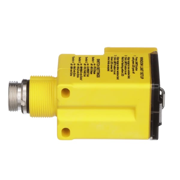 Banner Engineering Q45ULIU64ACRQ Ultrasonic Proximity Sensor,30 mm,Rectangular,Diffuse,1.4m