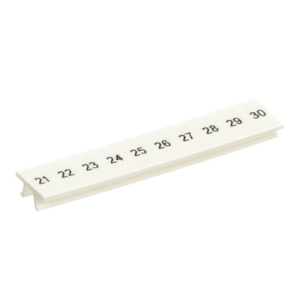 Phoenix Contact - 1050017:0021 - Terminal Block Marker, White, Black ...