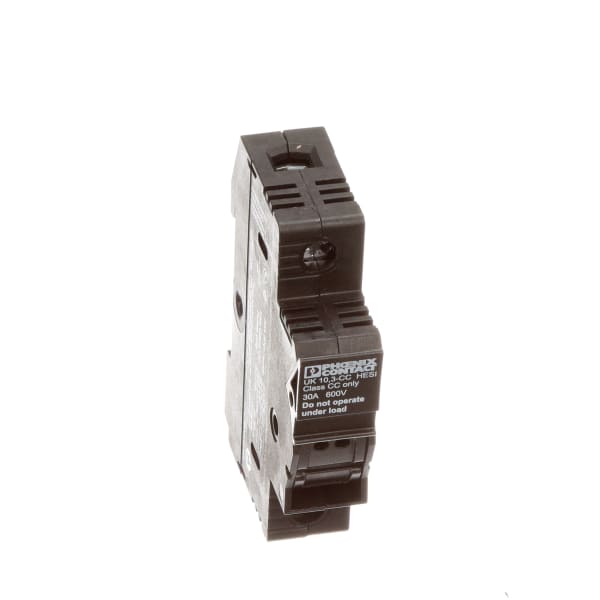 Phoenix Contact 3048580 Fuse Terminal Block for Type CC Fuse 32A 600V  16-4 AWG Screw Connect Black RS