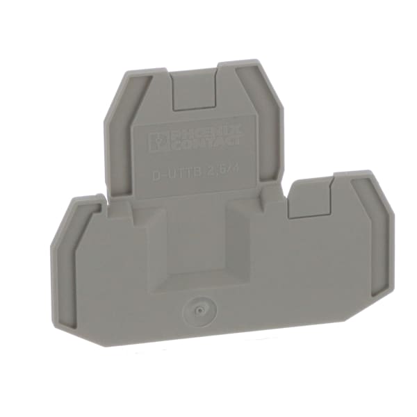 End Cover for Terminal Blocks L 69.9 x W 2.2 x H 57.5mm Gray