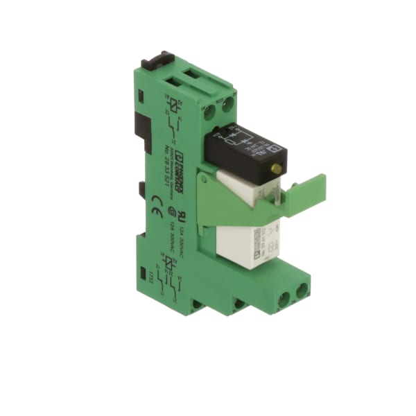 Power Relay/Socket/Disp. or Interf. Supp. Module/Bracket Combo,24VDC In,SPDT,12A