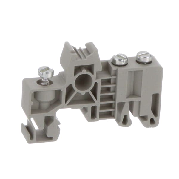 End Clamp for Terminal Block Support L 42.5 x W 1.8 x H 35.3mm Gray