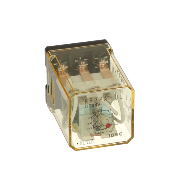 General Purpose Relay, 12V DC Coil Volts, Square, 11 Pin, 3PDT