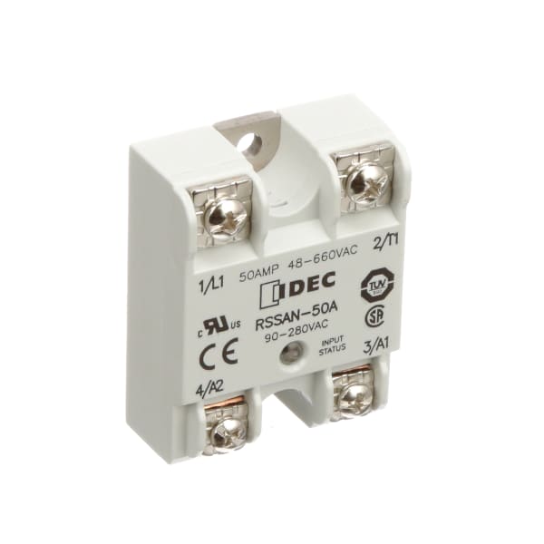 IDEC Corporation RSSAN50A Solid State Relay, 280V, SPSTNO, 50A