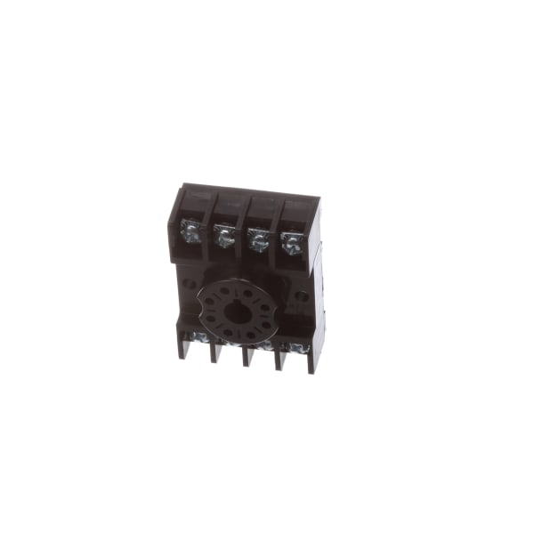 Relay Socket, 8 Pin Octal, 2 Pole, 600 V, 10 A, 35 mm DIN Rail/Panel Mount