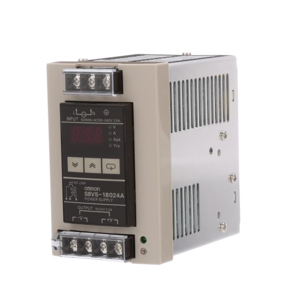 Omron Automation - S8VS-18024A - AC-DC Power Supply, 24V, 7.5A, 85