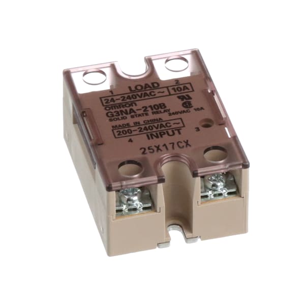 Solid State Relay, 240 VAC, 10A, Zero Switching, G3NA Series