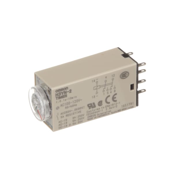 Omron Automation - H3YN-2 AC100-120 - Time Delay Relays, Solid