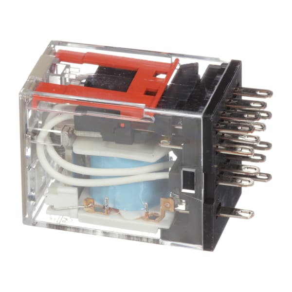 Ice cube relay, 4PDT, 24 VDC coil voltage, 5 A contact rating