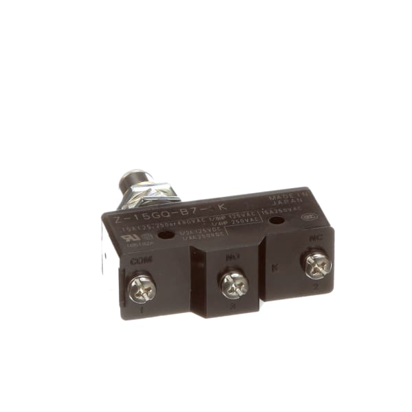 IP00 Snap Action Limit Switch, Plunger, Thermosetting Resin, NO/NC, 500V