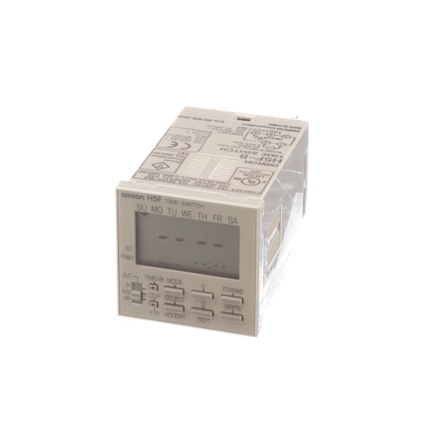 Omron Automation H5F-B  Relay,E-Mech,Timing,Multi-Function,SPST-NO,Cur-Rtg 15A,Ctrl-V  100-240AC,Screw RS