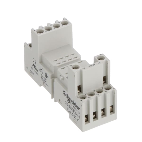 Schneider Electric/Legacy Relays 70782E141 Relay Socket DPDT ICE