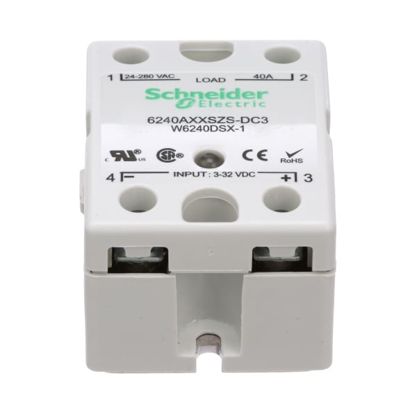 Schneider Electric/Legacy Relays 6240AXXSZSDC3 Relay,SSR,Zero