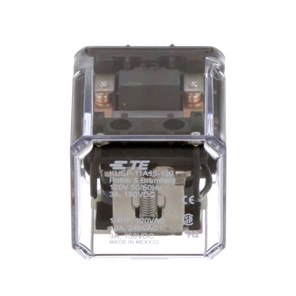 TE Connectivity - KUEP-11A15-120 - Relay, E-Mech, DPDT, 10A, Ctrl-V ...