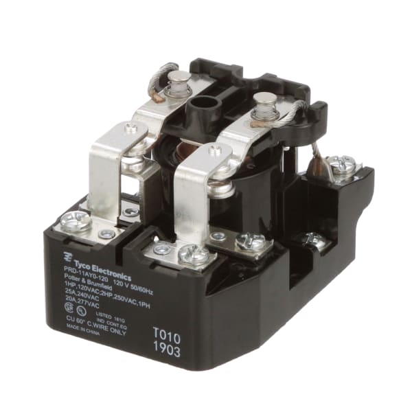 TE Connectivity - PRD-11AY0-120 - Power Relays, Panel, 25A, DPDT, Ctrl ...