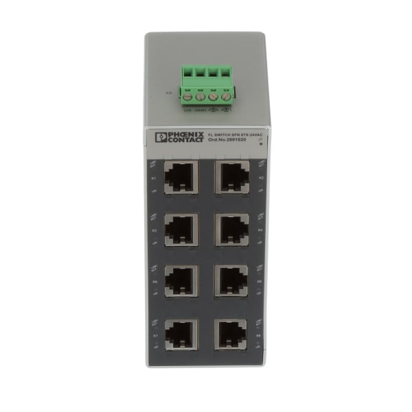 Phoenix Contact - 2891020 - Industrial Ethernet Switch, 8 Port ...