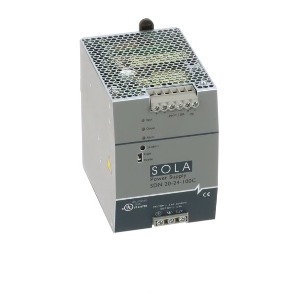 Power Supply, AC-DC, 24V, 20A, 85-264V, Enclosed, 480W, SDN Series