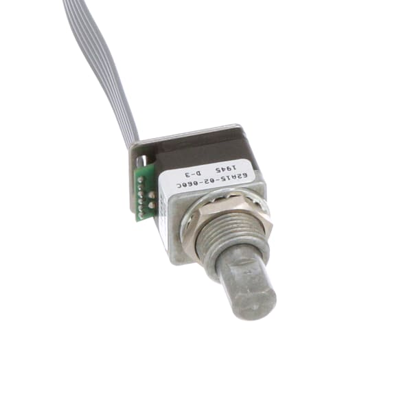 Encoder, Optical, 1/2 Inch Pkg, With Pushbutton, 6.0 Inch Cable Length, Connecto