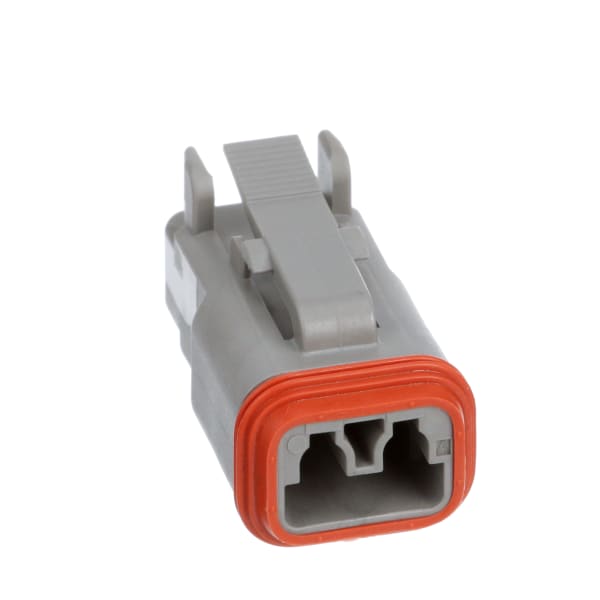 Rectangular DC Connector Housing, 2 Pin Female, Straight, 13 A, IP68, DT Series
