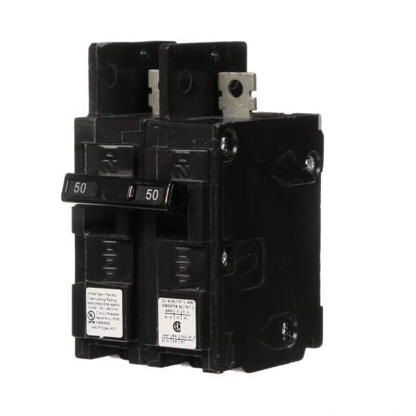 Siemens - Bq2b050 - Circuit Breaker Therm Mag 2-pole 50a 120 240vac 10 