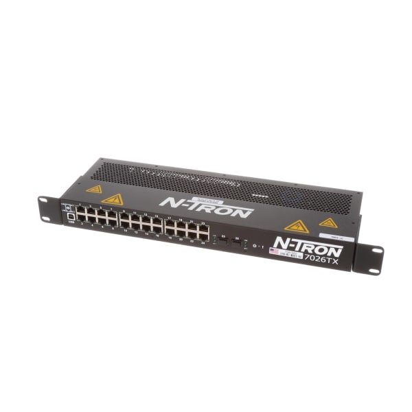Ethernet Switch, Managed, 26 Port, 90 to 264 VAC, 90 to 300 VDC, 7000 Series