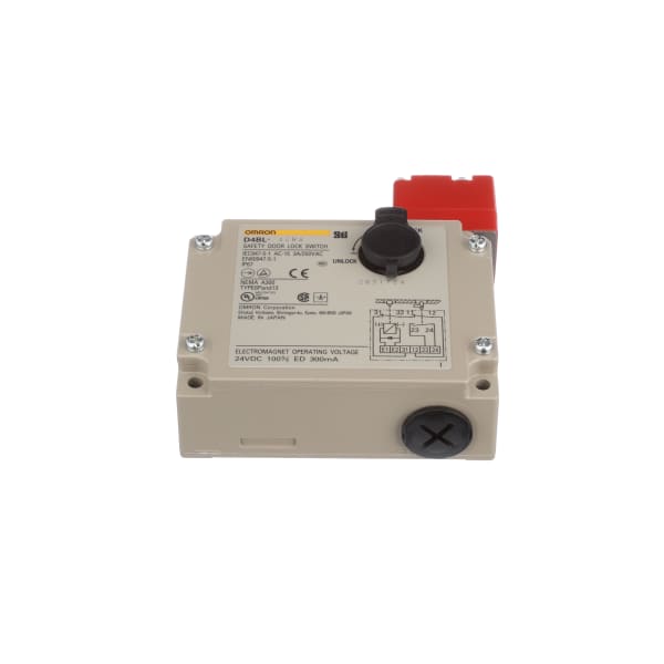 Omron Automation - D4BL-4CRA-NPT - Mechanical Locking Interlock Switch ...