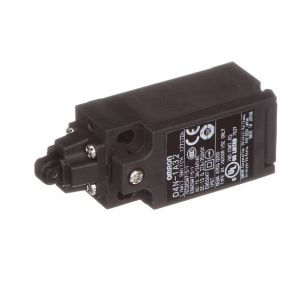 Omron Automation - D4N-1A32 - Limit Switch 1NC 1NO Pg13.5 Inlet Roller ...