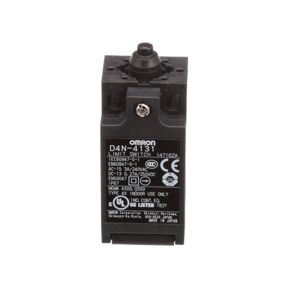 Omron Automation - D4N-4131-NPT - Limit Switch, 1NC 1NO, M20/NPT ...