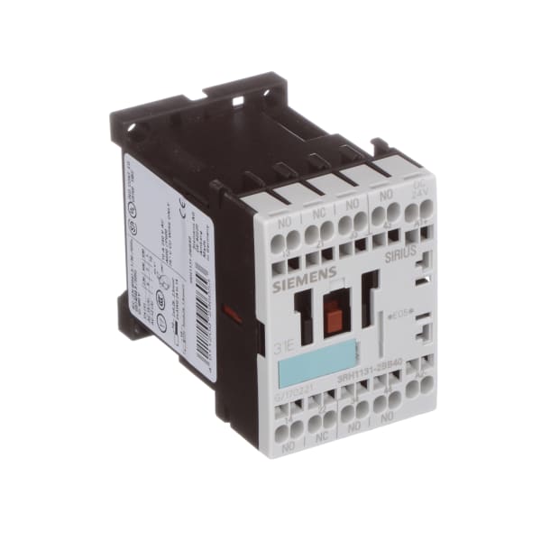 Siemens - 3RH11312BB40 - CONTROL RELAY,3NO 1NC,24VDC COIL,CAGE CL - RS