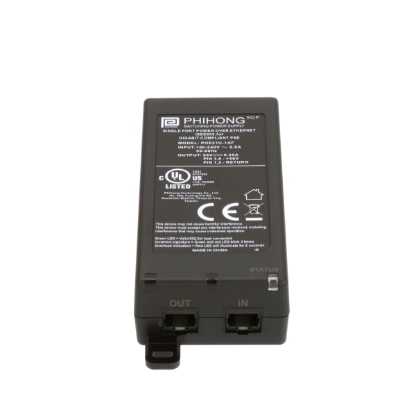 Phihong - POE21U-1AF-R - Power Supply AC-DC 56V@0.35A 90-264V In Pwr ...