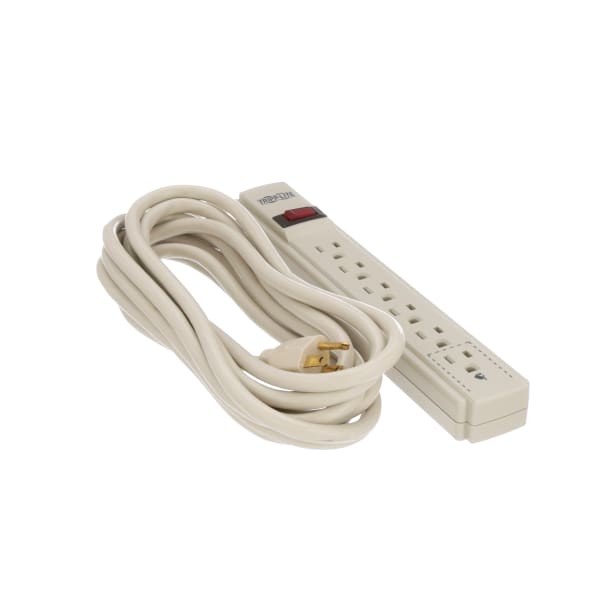  Tripp Lite Regleta de alimentación para el hogar y la oficina,  cable de 10 pies con enchufe 5-15P (PS410) : Electrónica