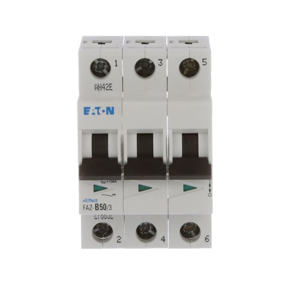 Eaton - Cutler Hammer - FAZ-B50/3 - Miniature Circuit Breakers, T/M ...