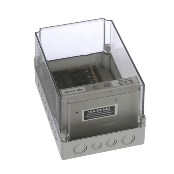 SNAP PAC System 4-module enclosure, polycarbonate, wall-mounted