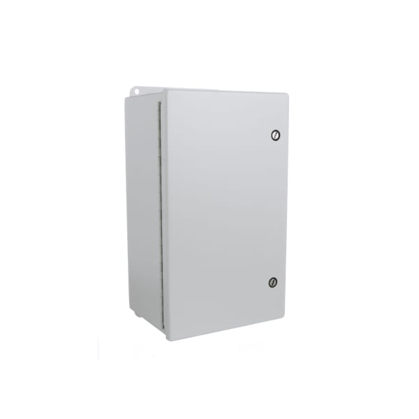 nVent HOFFMAN - A14086CHFL - Junction Box,Panel Mount,Steel,Gray,14x8x6 ...