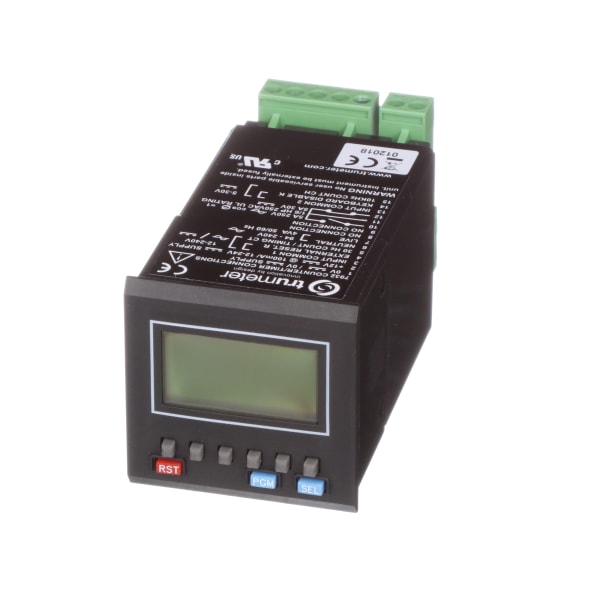 Counter/Timer Relay, Programmable, 6 -Digit LCD, 0-999999, IP65 DIN, 7932 Series