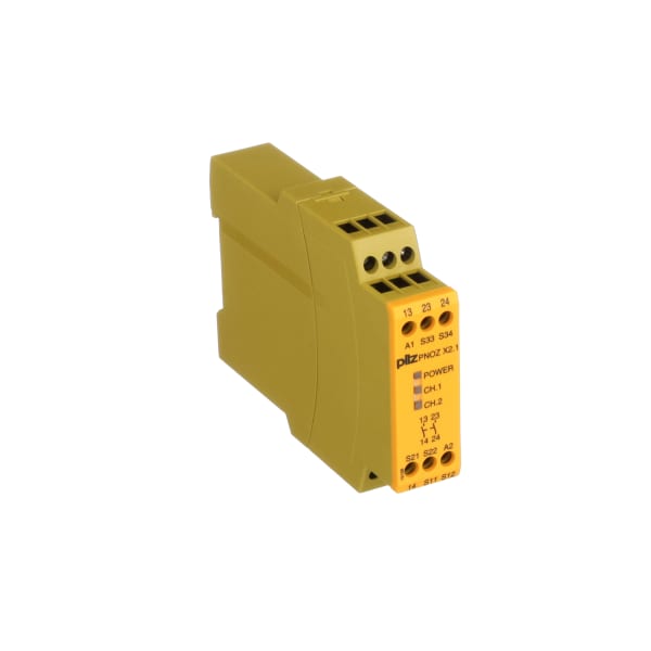 Pilz - PNOZ X2.1 24VAC/DC 2N/O - Safety Relay, 1/2 Channel, 2 NO