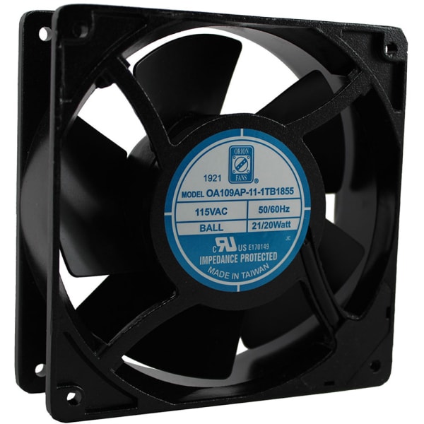 Orion Fans - Oa109ap-11-1tb1855 - Ac Fan, 115v, 120x120x38mm, 105cfm 