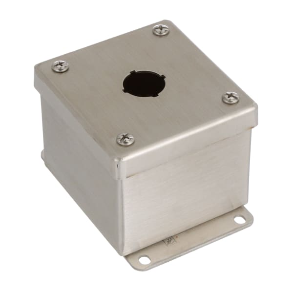 NVent HOFFMAN - E1PBGSS - Enclosure,Pushbutton,1 Hole,22.5mm,Stainless ...