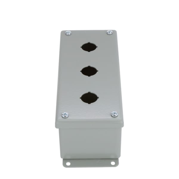 nVent HOFFMAN - E3PBG - Enclosure,Pushbutton,3 Hole,22.5mm,Steel,NEMA13 ...