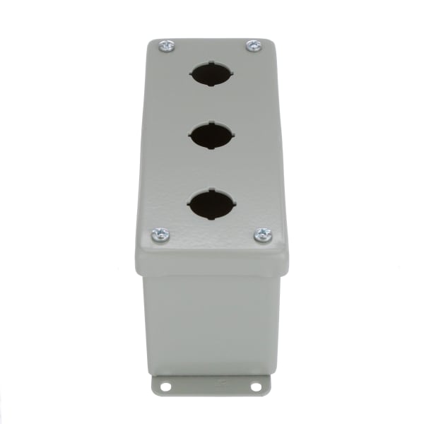 nVent HOFFMAN - E3PBGXM - Enclosure,Pushbutton,3 Hole,22.5mm,Steel ...