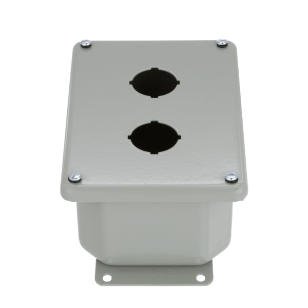 nVent HOFFMAN - ED2PB - Enclosure,Pushbutton,2 Hole,30.5mm,Steel,NEMA13 ...