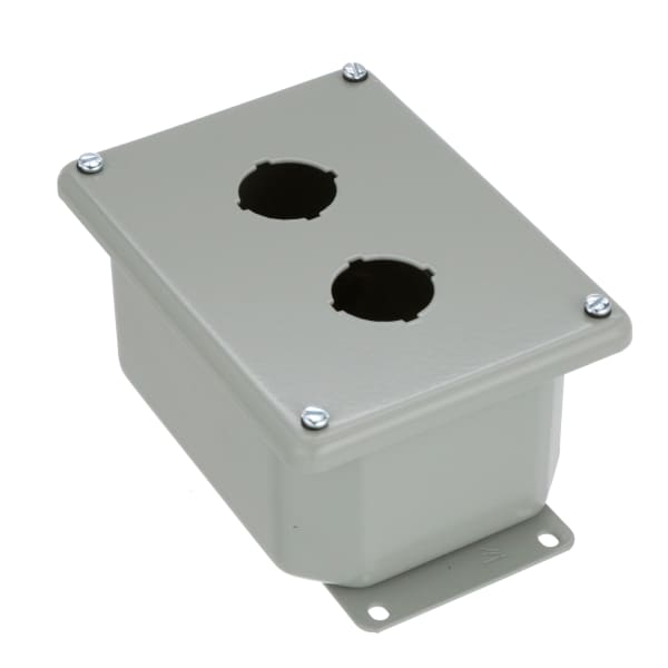 nVent HOFFMAN - ED2PB - Enclosure,Pushbutton,2 Hole,30.5mm,Steel,NEMA13 ...